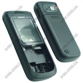 Корпус для Nokia 1680 classic чорний з середньою частиною, висока якість