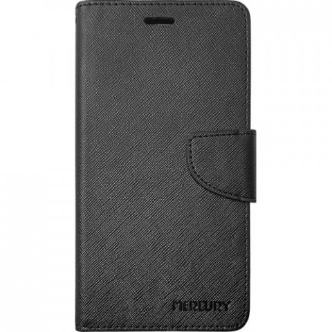 Чехол-книжка Goospery для Samsung A7200, A720 Galaxy A7 Duos, 720F/DS Galaxy A7 (2017) черного цвета