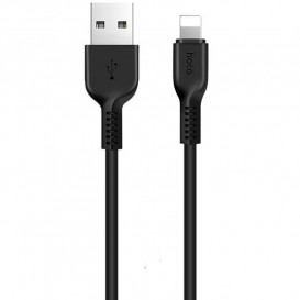 USB дата-кабель Hoco X20 Flash Charged Lightning черный, 2 метра