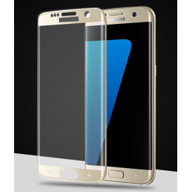 Защитное стекло Full Screen для Samsung G935F Galaxy S7 Edge Duos (3D стекло серебристого цвета)