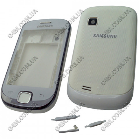 Корпус Samsung S5670 Galaxy Fit белый, High Copy