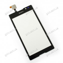 Тачскрин для Sony C2304, C2305, S39h Xperia C черный (Оригинал China)