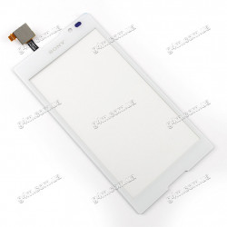 Тачскрин для Sony C2304, C2305, S39h Xperia C белый (Оригинал China)