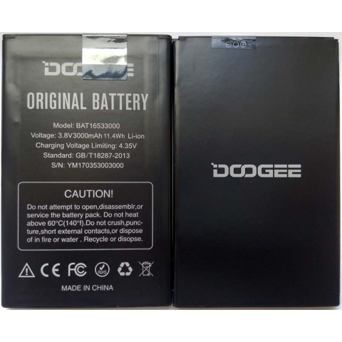 Аккумулятор BAT16533000 для Doogee X9 Pro