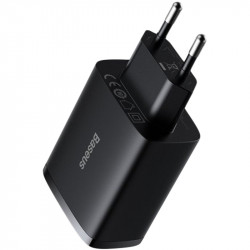 Сетевое зарядное устройство Baseus Compact Charger 3USB 17W (CCXJ020101) черное