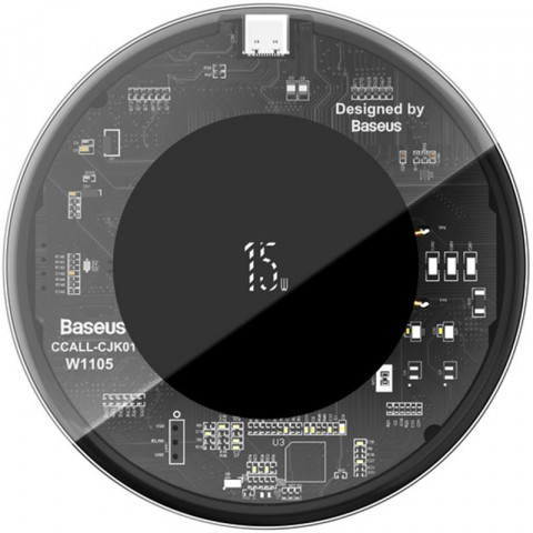 Беспроводное зарядное устройство Baseus Simple (WXJK-BA02) прозрачное