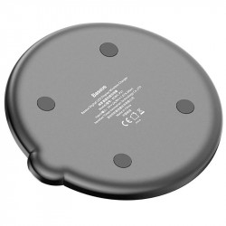 Беспроводное зарядное устройство Baseus LED Display Wireless Charger (WXSX-01) черного цвета