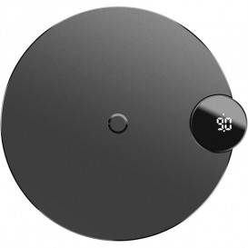 Беспроводное зарядное устройство Baseus LED Display Wireless Charger (WXSX-01) черного цвета