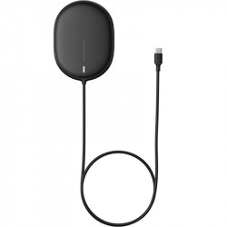 Беспроводное зарядное устройство Baseus Light Magnetic Wireless Charger (WXQJ-01) черного цвета