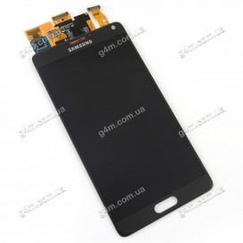 Дисплей Samsung N910H, N910C Galaxy Note 4 с тачскрином, серый (Оригинал)