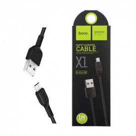 USB дата-кабель Hoco X1 Rapid Type-C 1 метр, черный