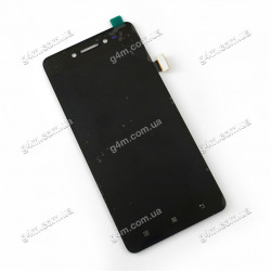 Дисплей Lenovo S90 с тачскрином черный (Оригинал China)