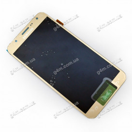 Дисплей Samsung J700F/DS Galaxy J7, J700H/DS Galaxy J7, J700M/DS Galaxy J7 с тачскрином, золотистый (Оригинал)