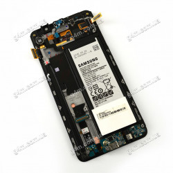 Дисплей Samsung N9200 Galaxy Note 5, N920C Galaxy Note 5 с тачскрином, темно-синий, полный комплект, снятый с телефона