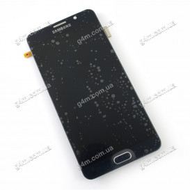 Дисплей Samsung N9200 Galaxy Note 5, N920C Galaxy Note 5 с тачскрином, темно-синий, полный комплект, снятый с телефона