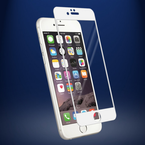 Защитное стекло Magic glass для Apple iPhone 6, Apple iPhone 6S (3D стекло белого цвета)