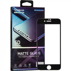 Защитное стекло Gelius Pro Matte Glass для iPhone 7, iPhone 8 (черное 5D стекло)