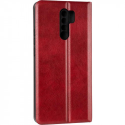 Чехол-книжка Gelius Leather New для Xiaomi Redmi 9 красного цвета