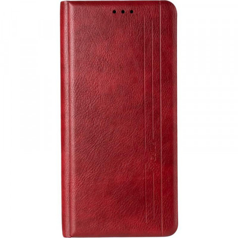 Чехол-книжка Gelius Leather New для Xiaomi Redmi 9 красного цвета