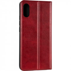 Чехол-книжка Gelius Leather New для Xiaomi Redmi 9a красного цвета