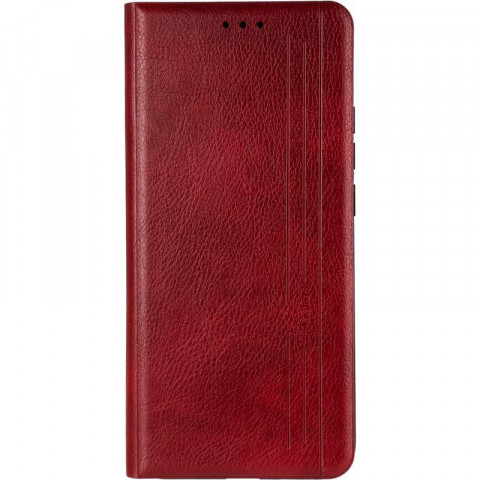 Чехол-книжка Gelius Leather New для Xiaomi Redmi 9a красного цвета