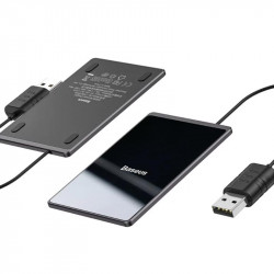 Беспроводное зарядное устройство Baseus Card Ultra Thin Wireless Charger (WX01B-01) черного цвета