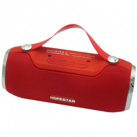 Музыкальная Bluetooth колонка Hopestar H40 (красного цвета)