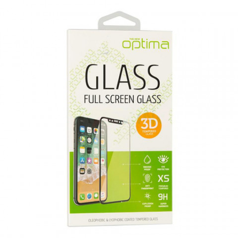 Защитное стекло Optima для Xiaomi Redmi Note 9 (3D стекло черного цвета)