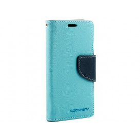 Чехол-книжка Goospery для Lenovo A1000 (для мобильного телефона) голубого цвета