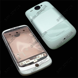 Корпус для HTC G8, A3333 wildfire білий з сріблястим, висока якість