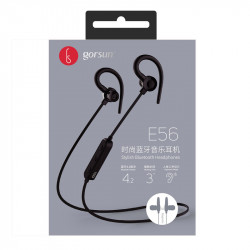 Гарнітура Bluetooth 4.2 GORSUN GS-E56 чорна