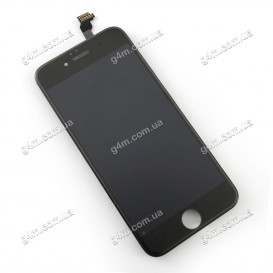 Дисплей Apple iPhone 6 с тачскрином и рамкой, черный