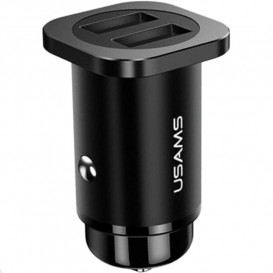 Автомобильное зарядное устройство 2USB Usams C7 QC (4.8 Ампер) Black (US-CC054)