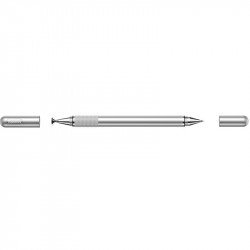 Ручка-стилус 2 в 1 Baseus Golden Cudgel Capacitive Stylus Pen, серебристый