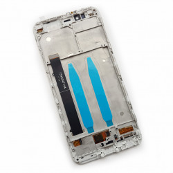 Дисплей Xiaomi Mi A1, Mi5x с тачскрином и рамкой, белый