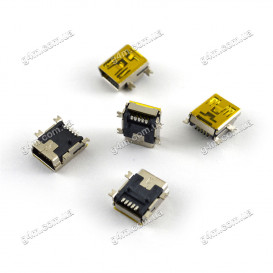 Конектор заряджання для китайських телефонів mini USB (5 пін)