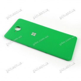 Задняя крышка для Nokia Lumia 650 Dual Sim (Microsoft) зеленая