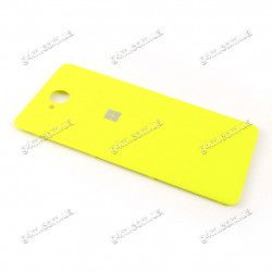 Задняя крышка для Nokia Lumia 650 Dual Sim (Microsoft) желтая