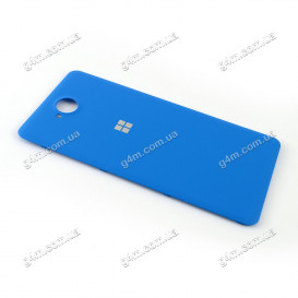 Задняя крышка для Nokia Lumia 650 Dual Sim (Microsoft) голубая