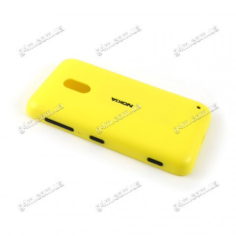 Задняя крышка для Nokia Lumia 620 желтая