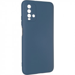 Чехол накладка Full Soft Case для Xiaomi Redmi 9T синяя