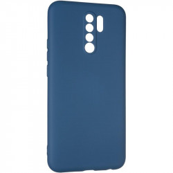 Чехол накладка Full Soft Case для Xiaomi Redmi 9 синяя
