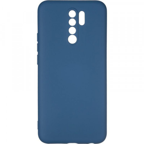 Чехол накладка Full Soft Case для Xiaomi Redmi 9 синяя