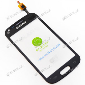 Тачскрин для Samsung S7582 Galaxy Trend Plus Duos черный (Оригинал)