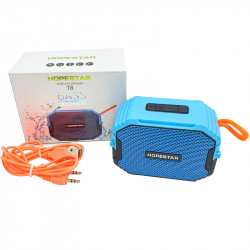 Музыкальная Bluetooth колонка Hopestar T8 (синего цвета)