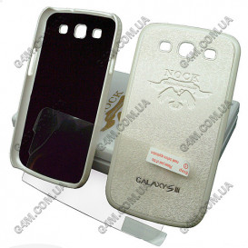 Накладка пластиковая NOCK для Samsung i9300 Galaxy S3 (белая с защитной пленкой в комплекте)
