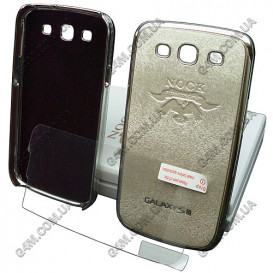 Накладка пластиковая NOCK для Samsung i9300 Galaxy S3 (серебристая с защитной пленкой в комплекте)