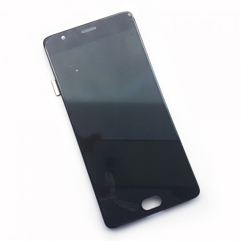 Дисплей OnePlus 3, 3T з тачскрином та рамкою, чорний