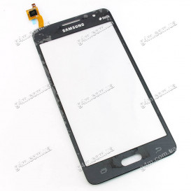 Тачскрин для Samsung G530H Galaxy Grand Prime, G530F Galaxy Grand Prime LTE, темно-серый (Оригинал)