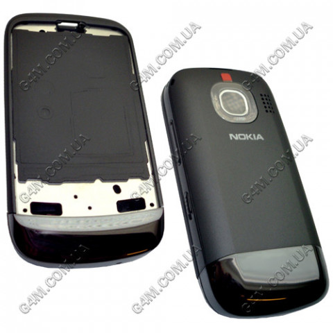 Корпус для Nokia C2-02, C2-03 чорний, висока якість